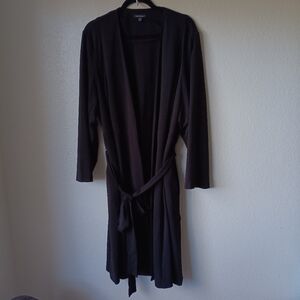 💜3/$25 NWOT Lane Bryant 26WP Black Long Jacket